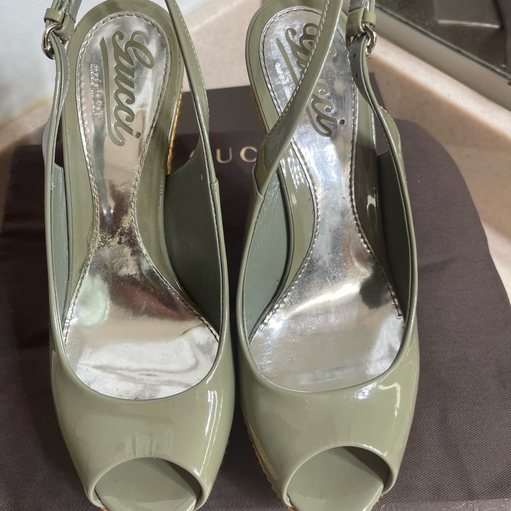 Gucci wedge sandals